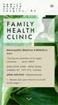 Mobile Screenshot of familyhealthcliniclangley.com